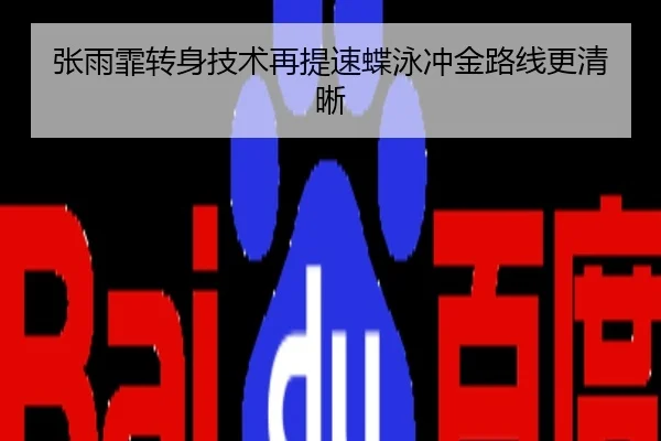 张雨霏转身技术再提速蝶泳冲金路线更清晰